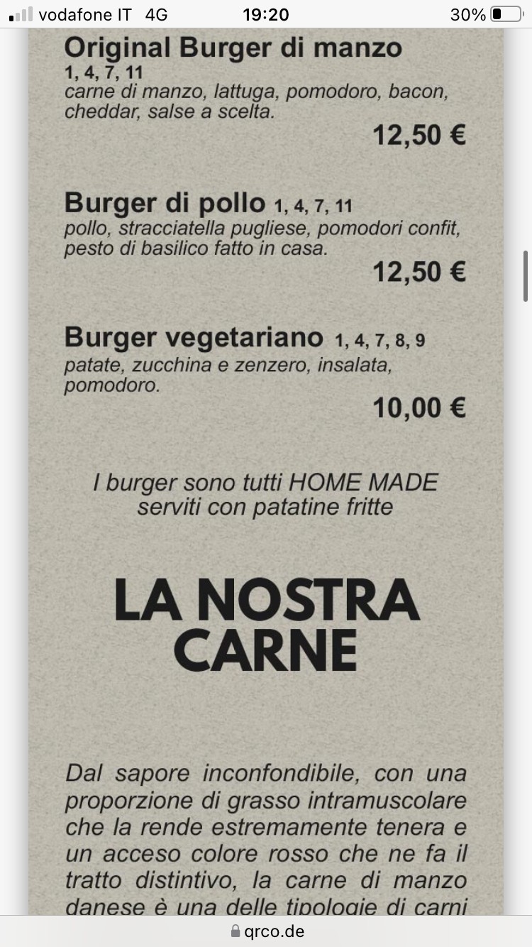 Fòco | Ristorante a Centocelle - Braceria - Pizzeria menu 7