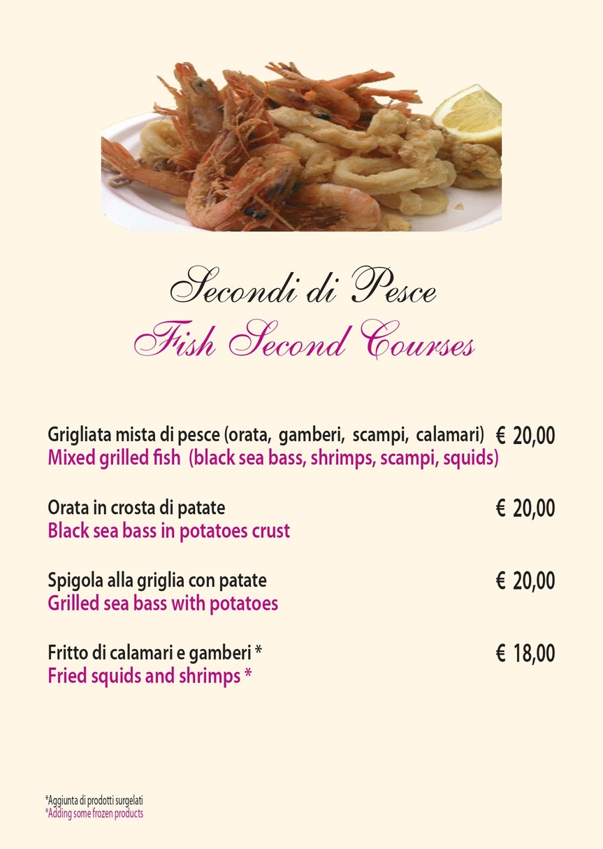 Trattoria Manzoni menu 7