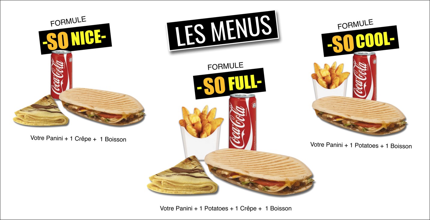 Croq' Chaud menu 1