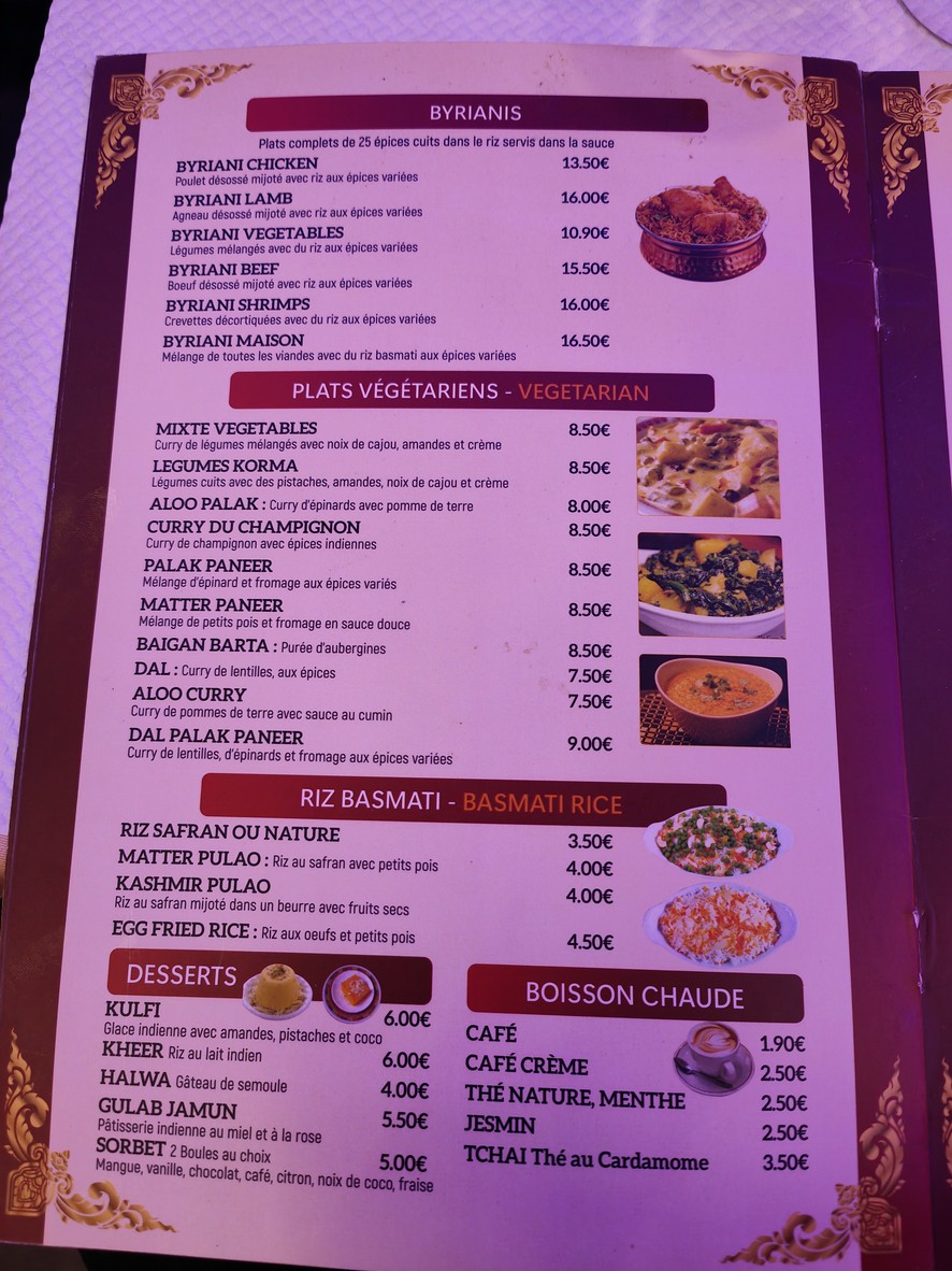 Cardamome Café menu 4