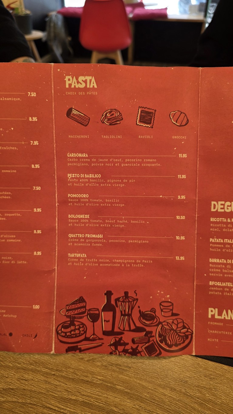 Titalia menu 1
