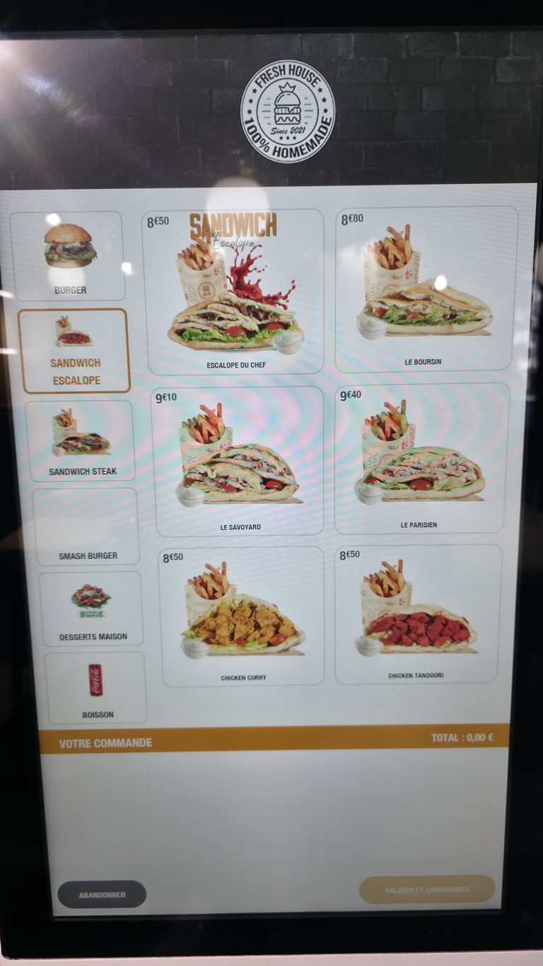 Fresh House menu 2