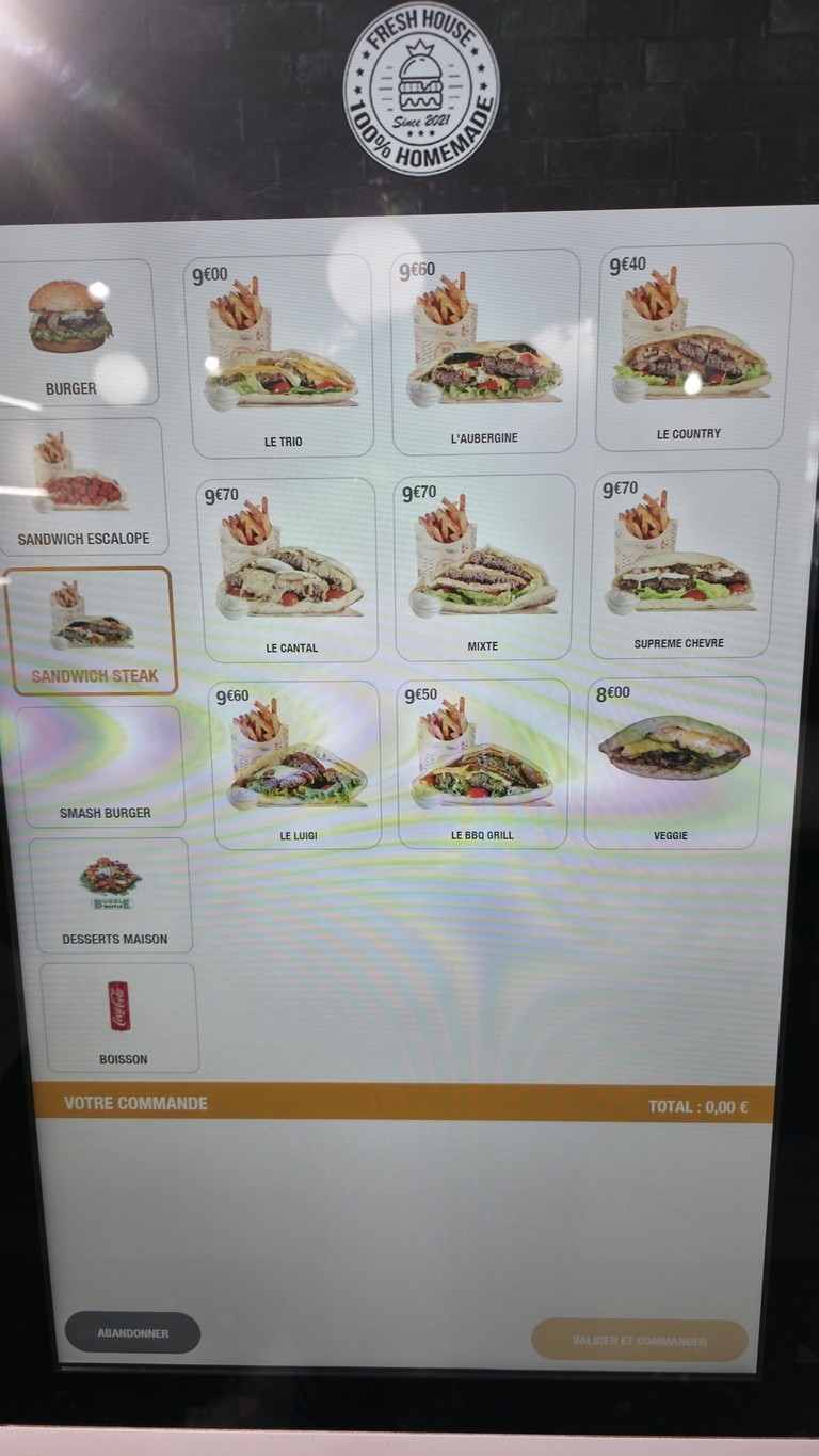 Fresh House menu 3