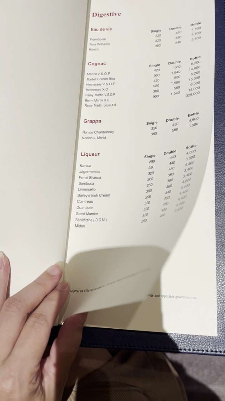 The Long Bar menu 4