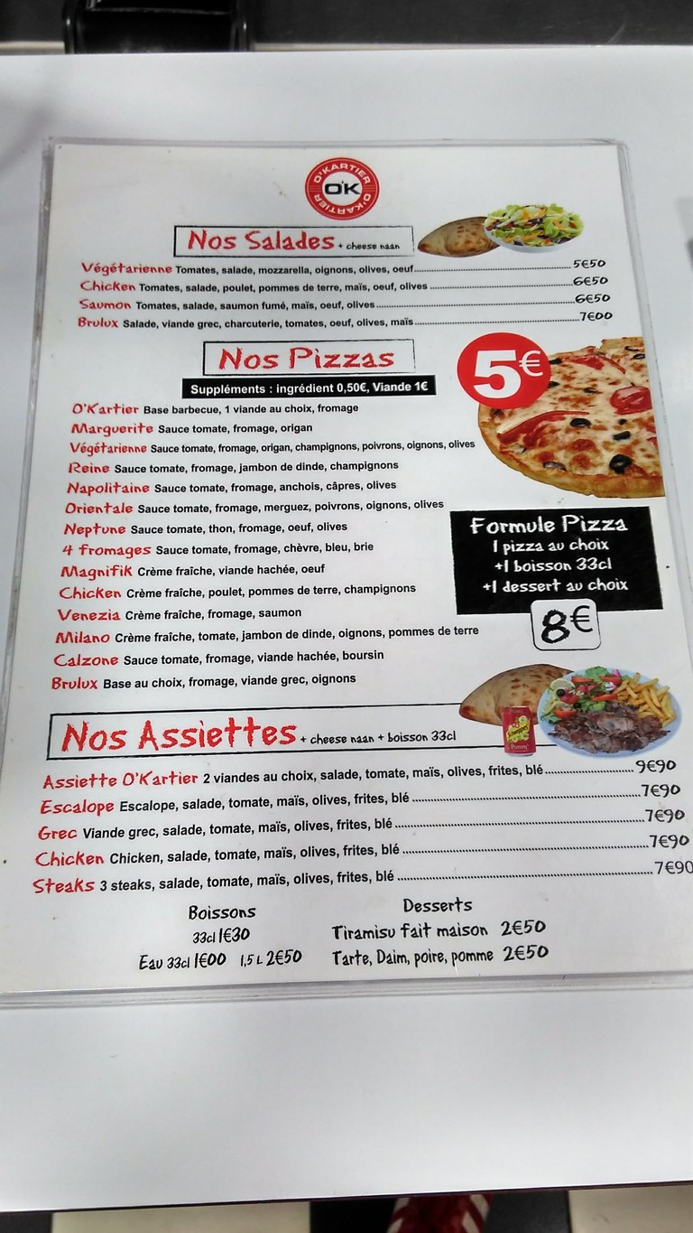 o'kartier menu 2