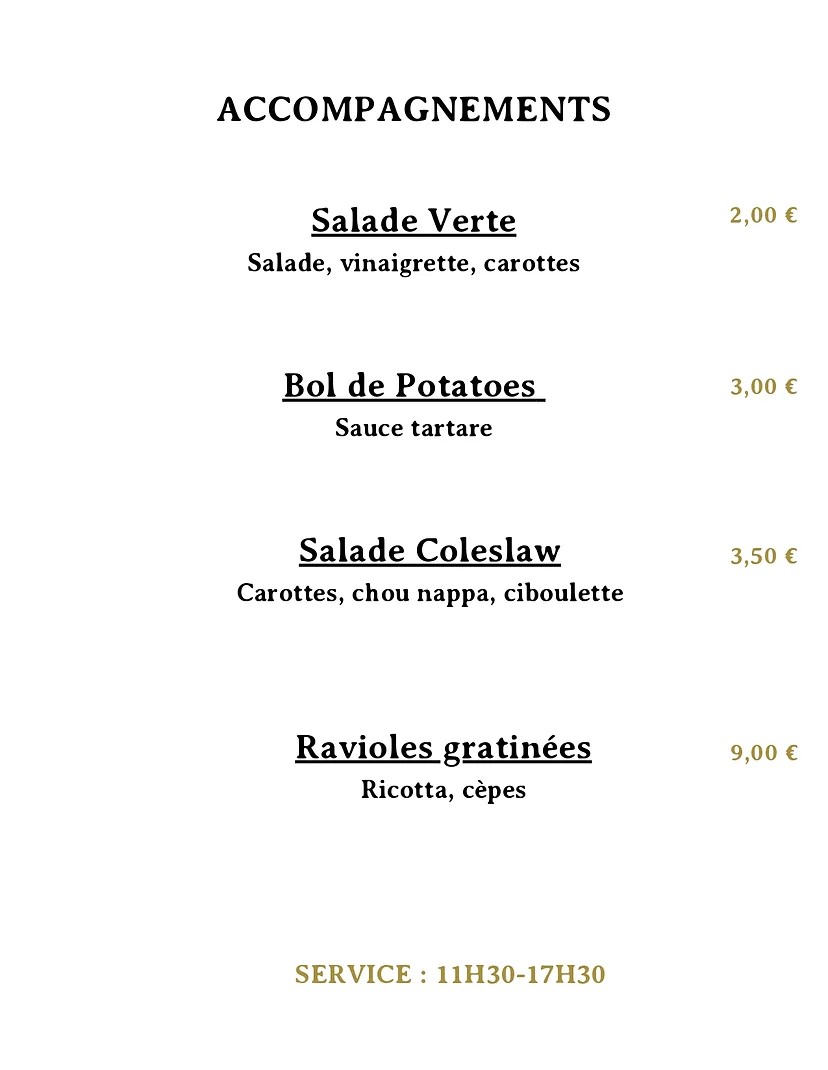 Water and dreams menu 2