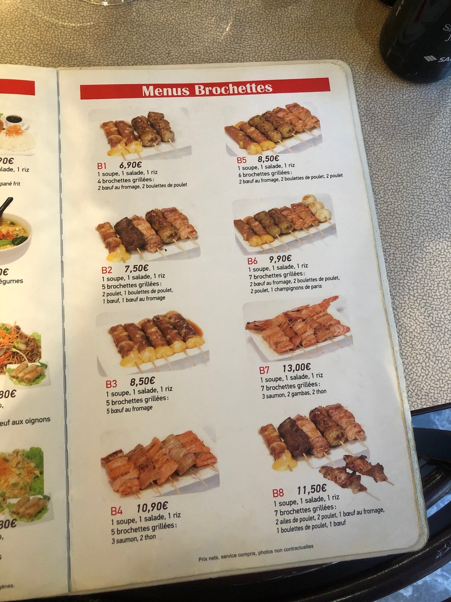 Tokyotori menu 3