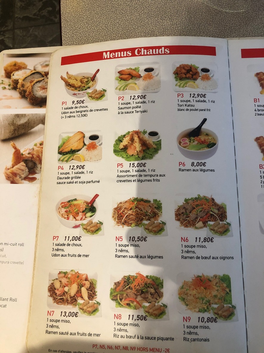 Tokyotori menu 4