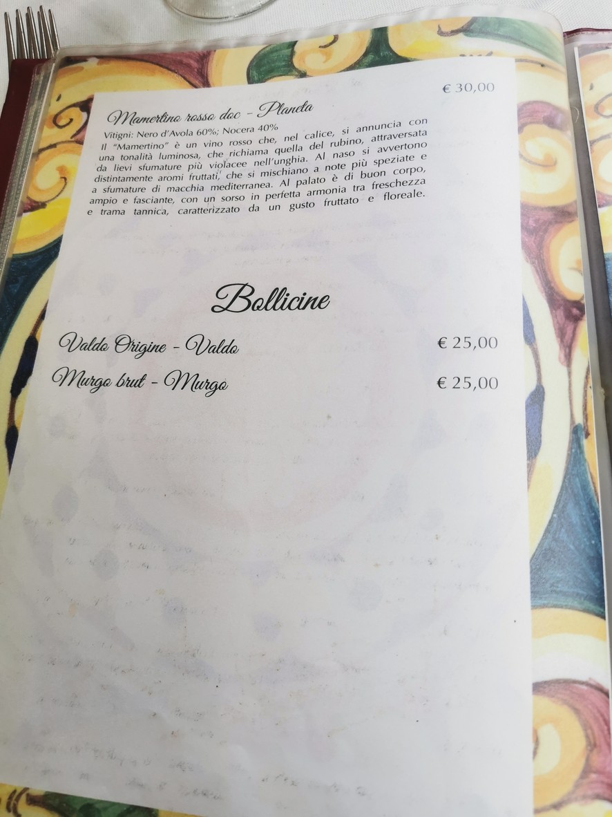 L'Angolo di Sicilia menu 8