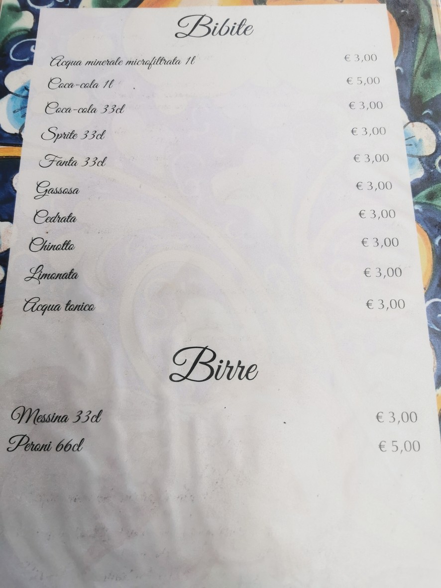 L'Angolo di Sicilia menu 10