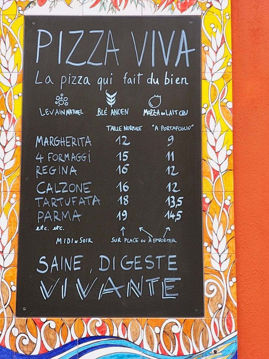 Pizza Viva - Pane Vivo menu 1