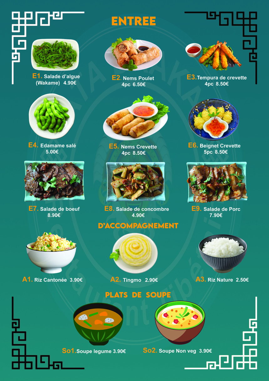 Ata Drakat menu 3
