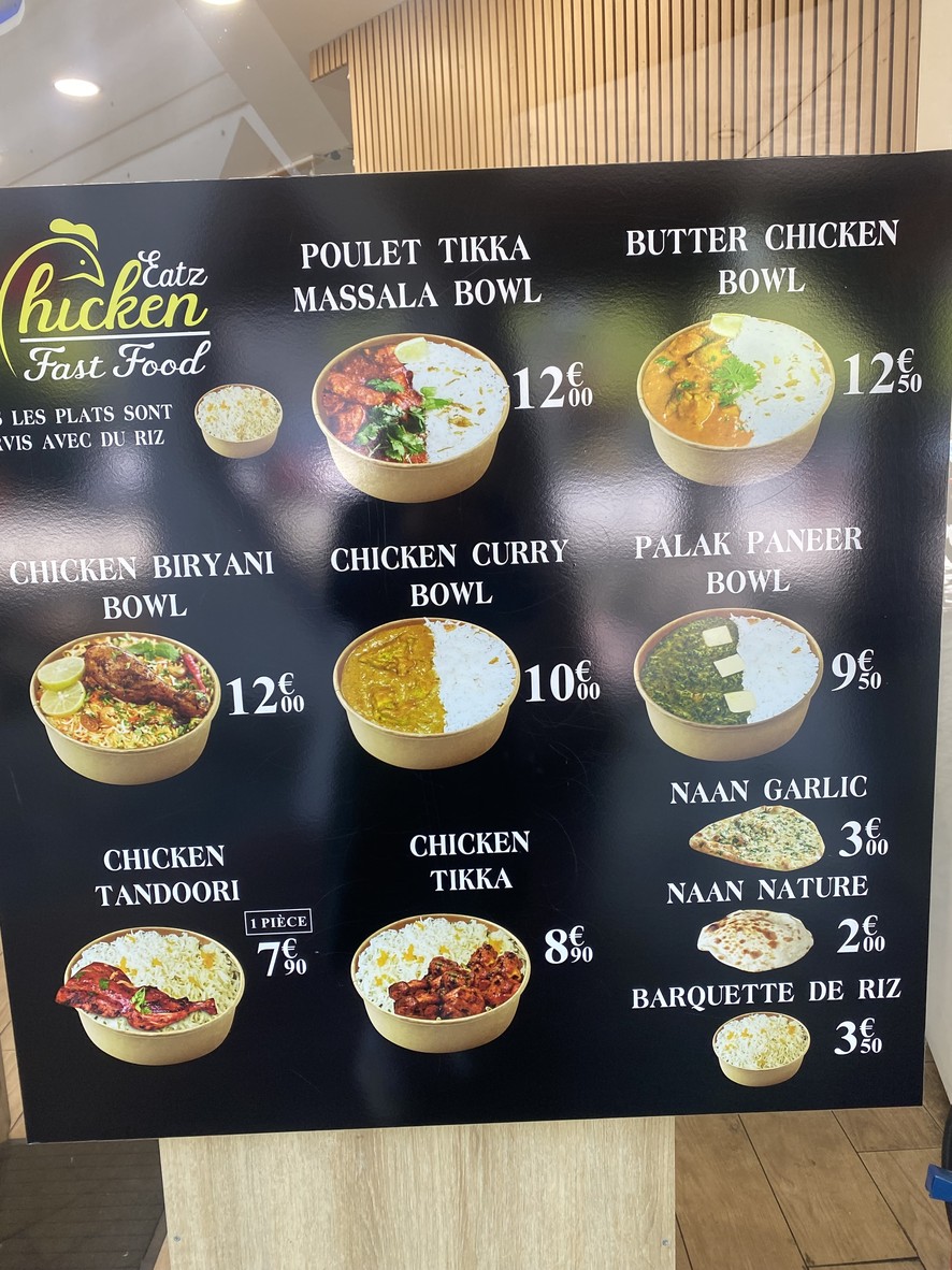 Chicken Eatz menu 3