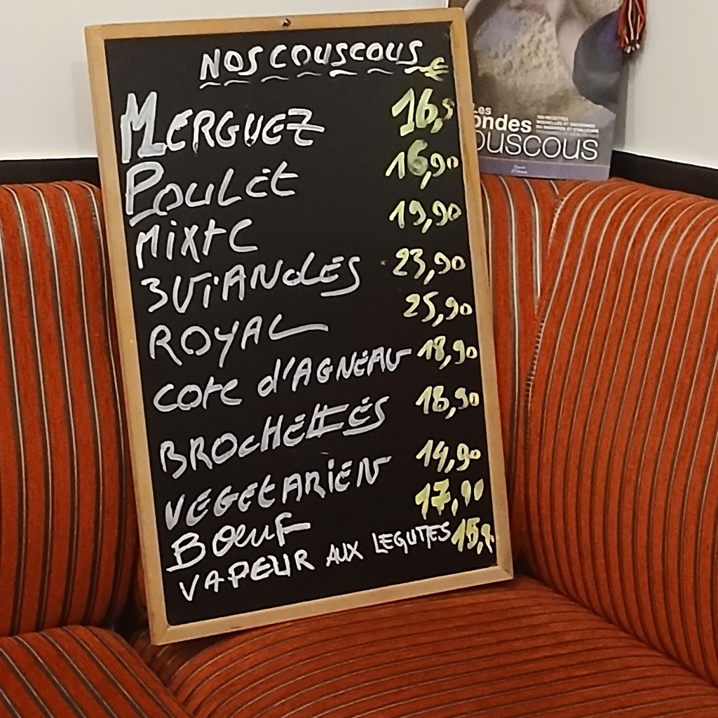 La maison du couscous 🇩🇿 menu 1