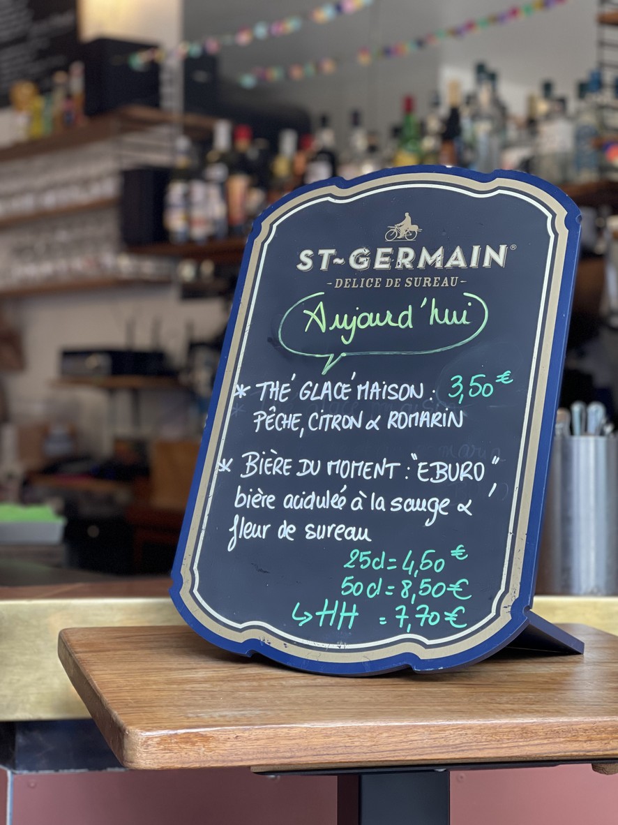 La Roue Libre menu 1