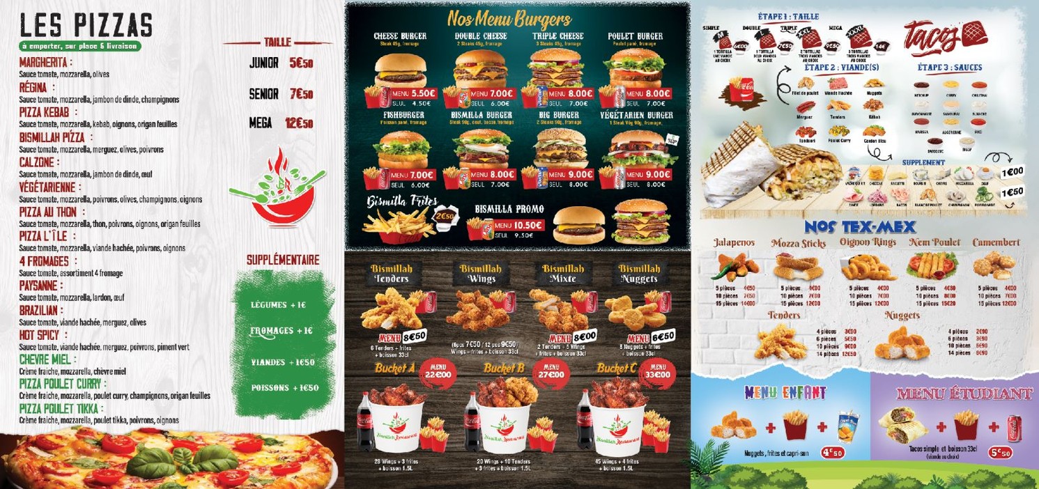 Bismillah restaurant menu 2