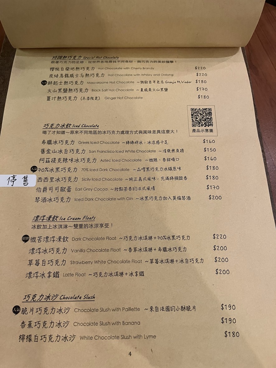 Chocoholic Chocoholic menu 2