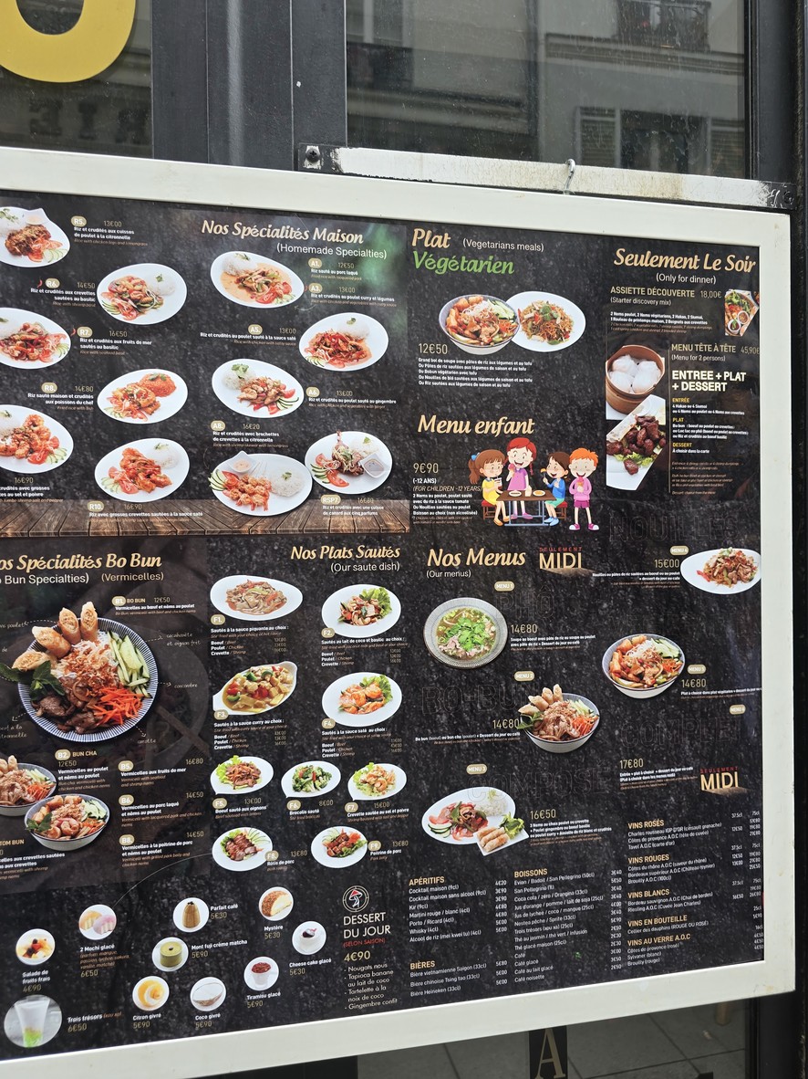 Hanoï Restaurant menu 2