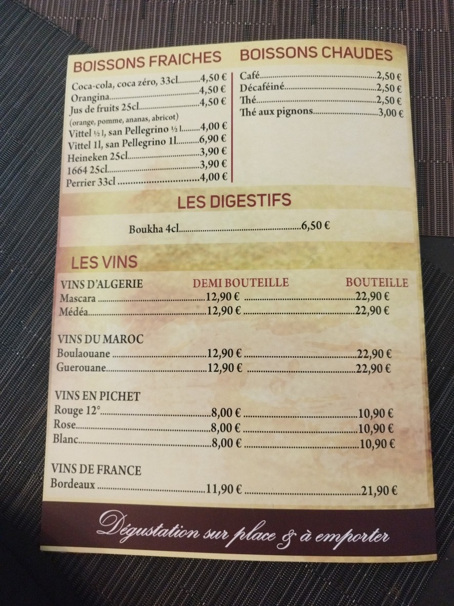 O Dellys menu 2