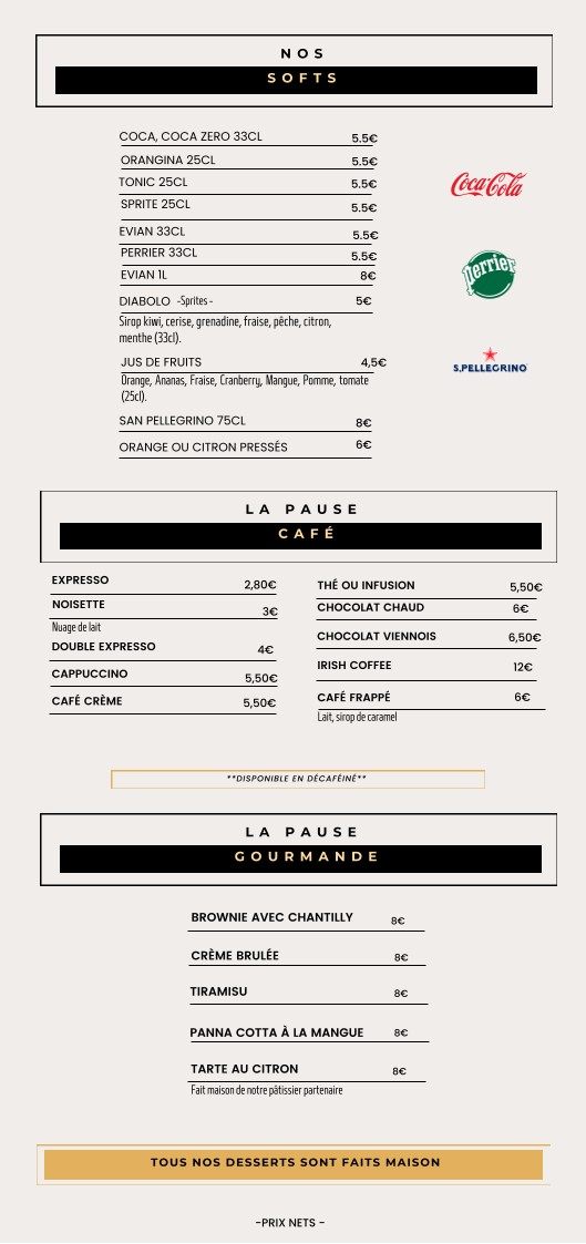 Sonido Seguin menu 5