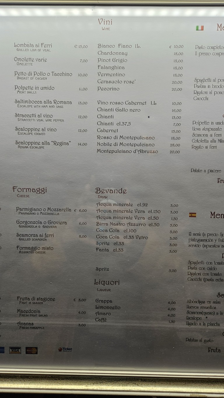 Regina Restaurant menu 2
