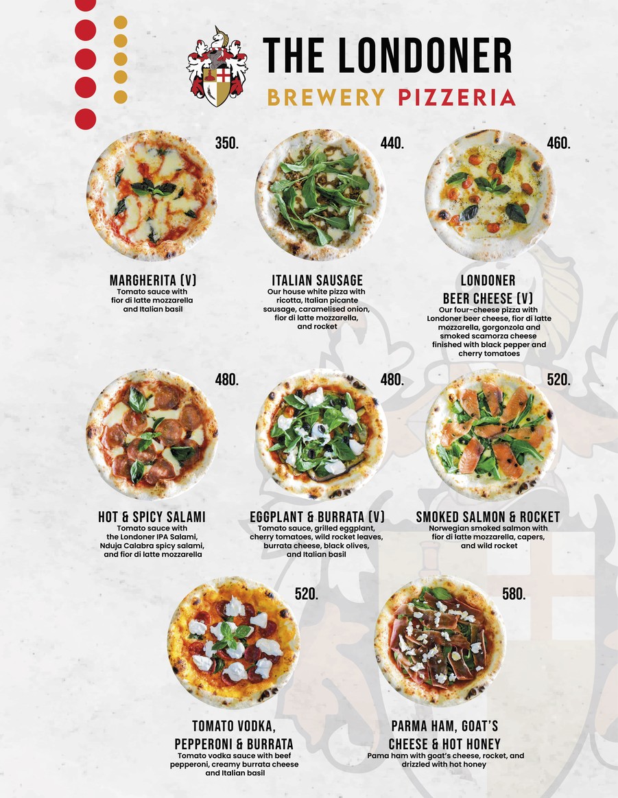 The Londoner Brew Pub (Official) menu 1