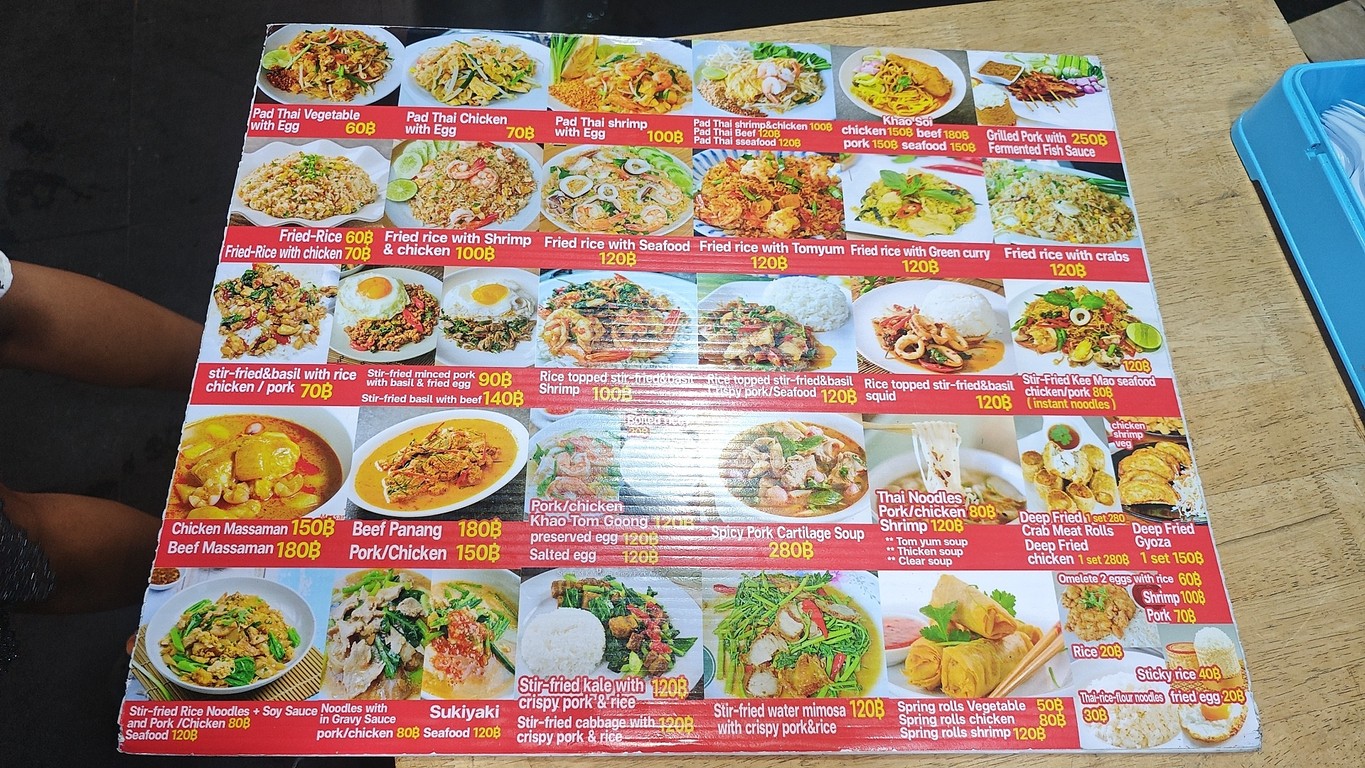 JoJo Padthai menu 1
