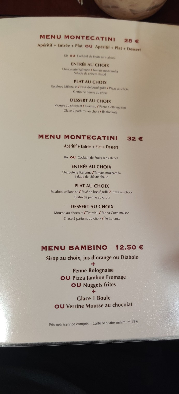 Montecatini menu 1