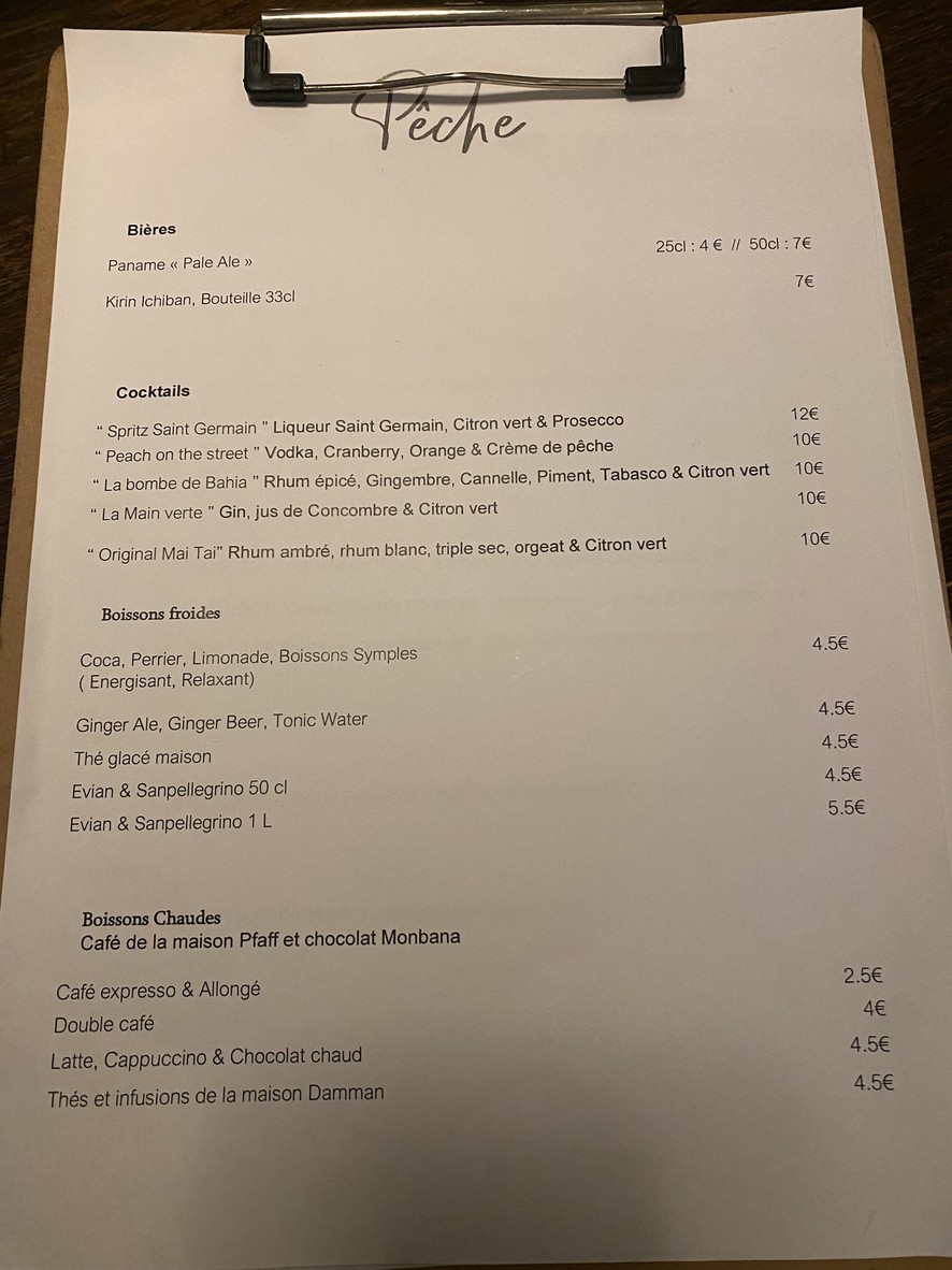 Pêche menu 3