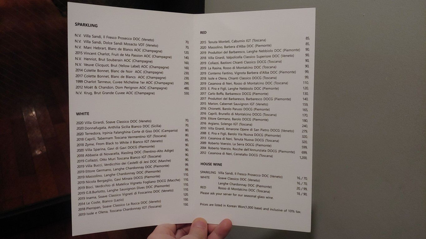 Gallina Daisy menu 7