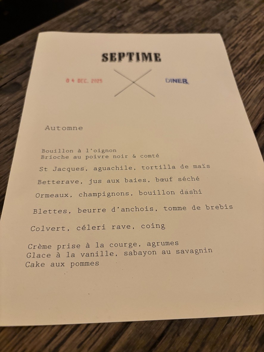 Septime menu 3