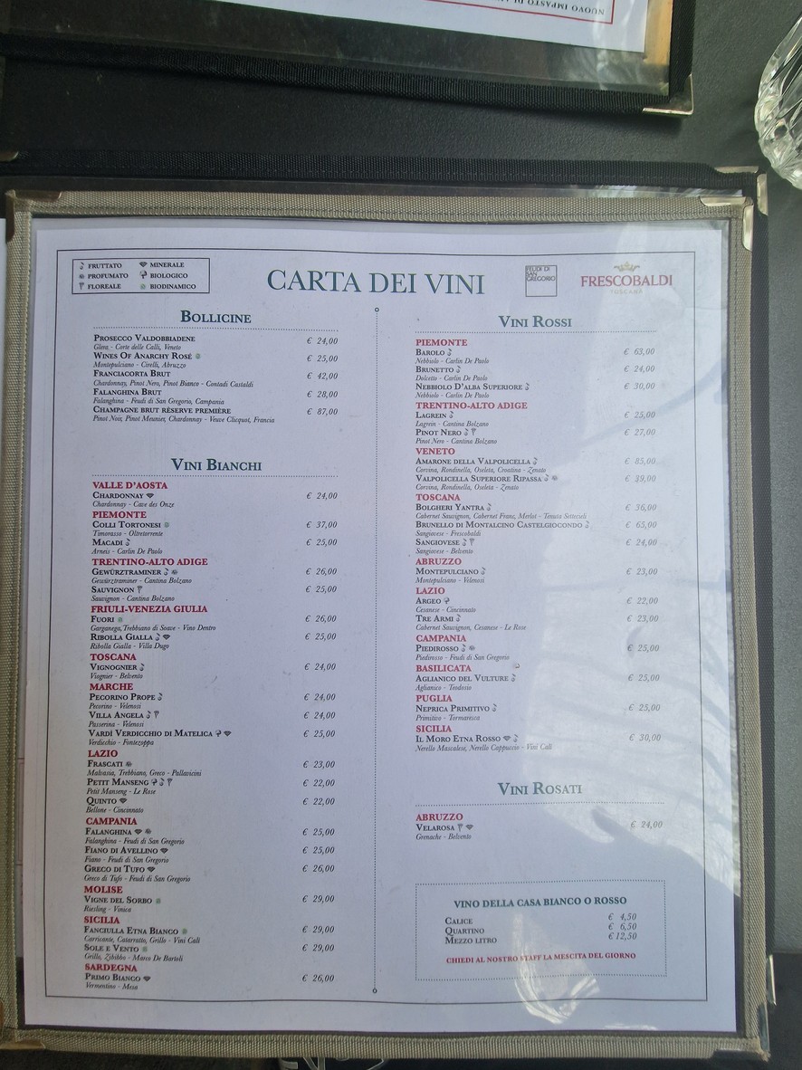 La Pariolina menu 4