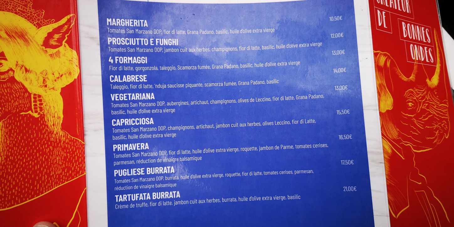 La Maison - Bistrot menu 3
