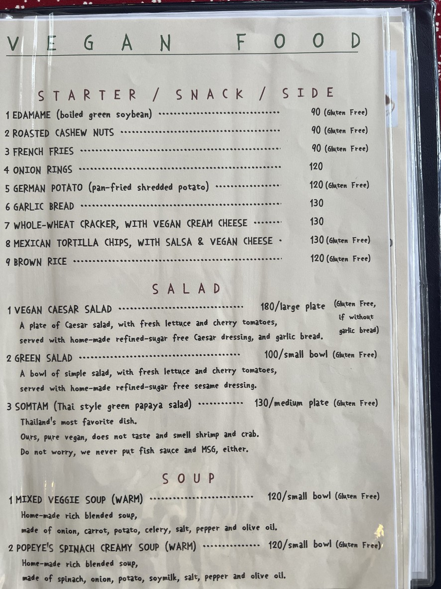 Bonita Cafe and Social Club menu 1