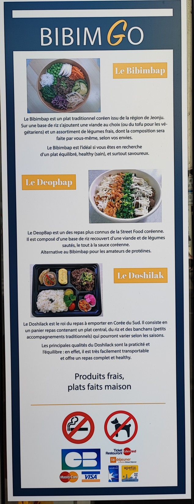 Bibim Go menu 1