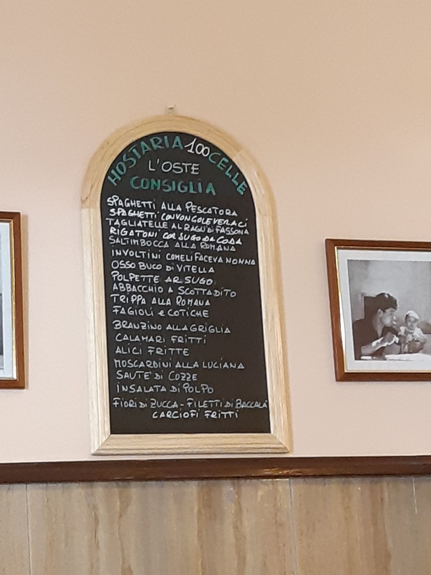 Hostaria 100Celle Ristorante di Quartiere a Centocelle menu 2