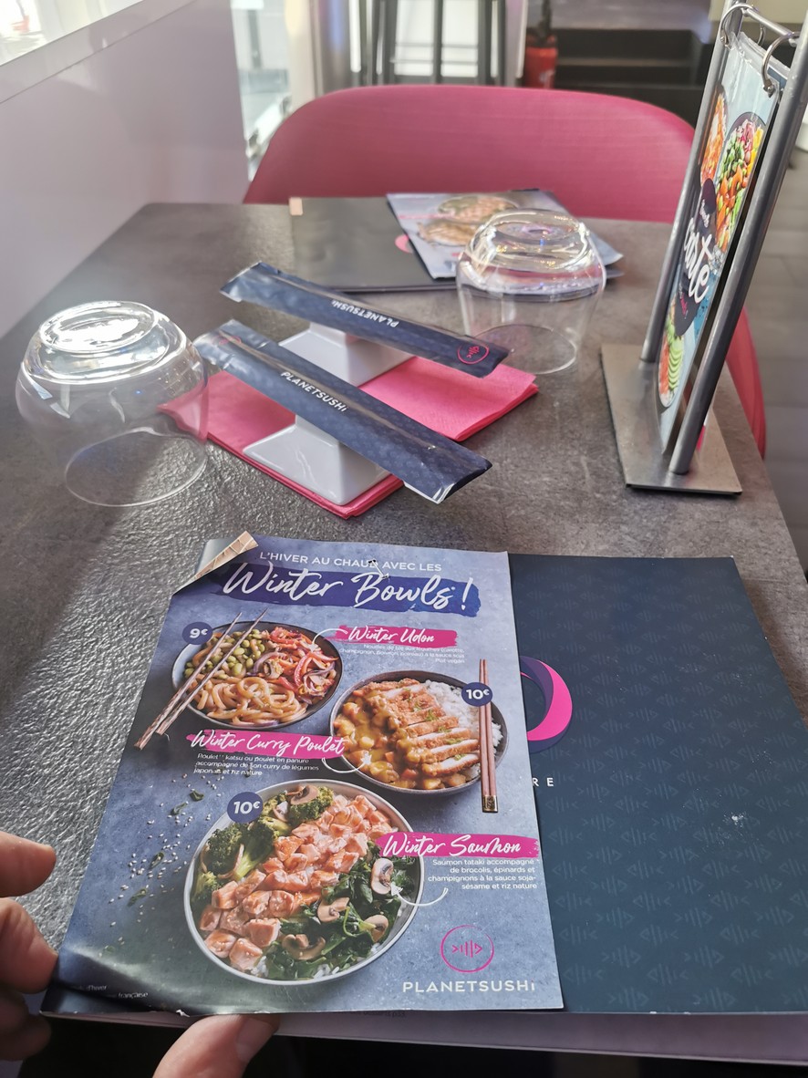 Planet Sushi menu 1