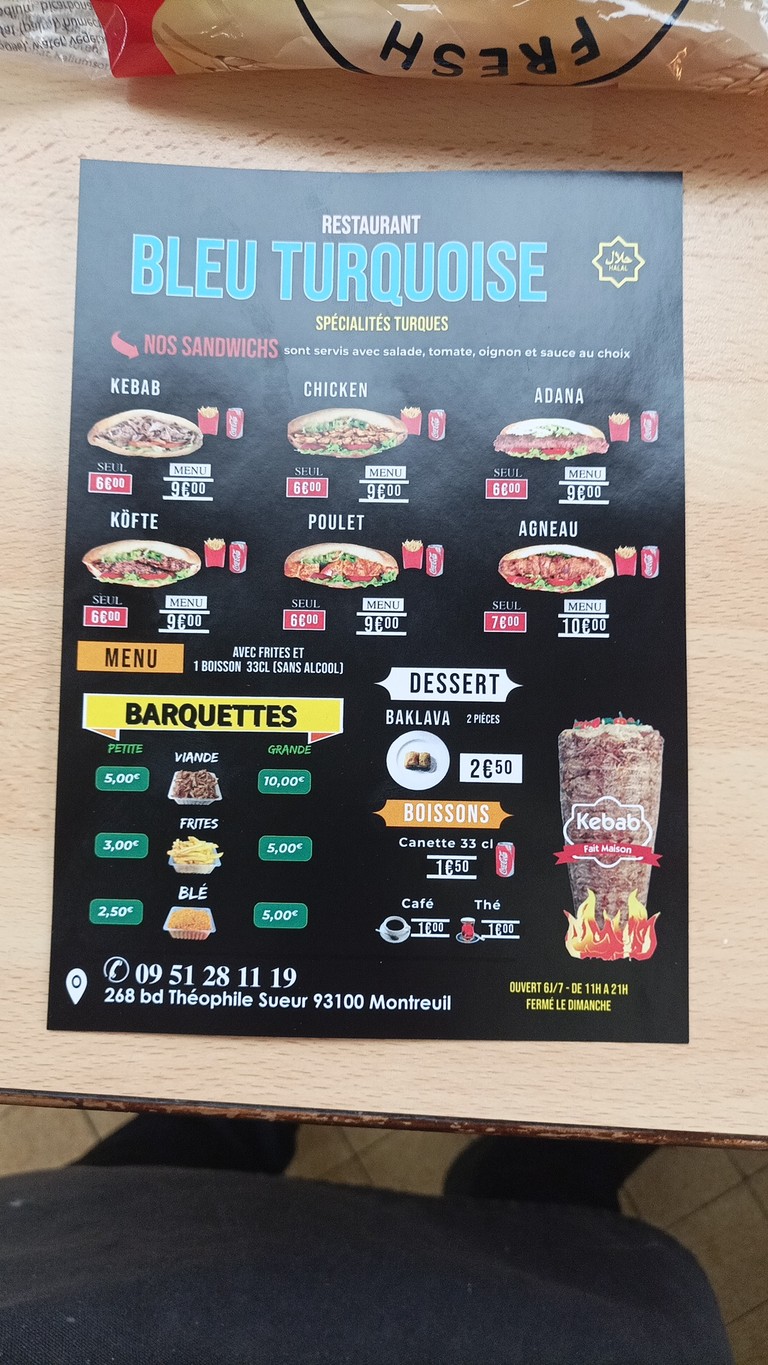 O MEKAN menu 1