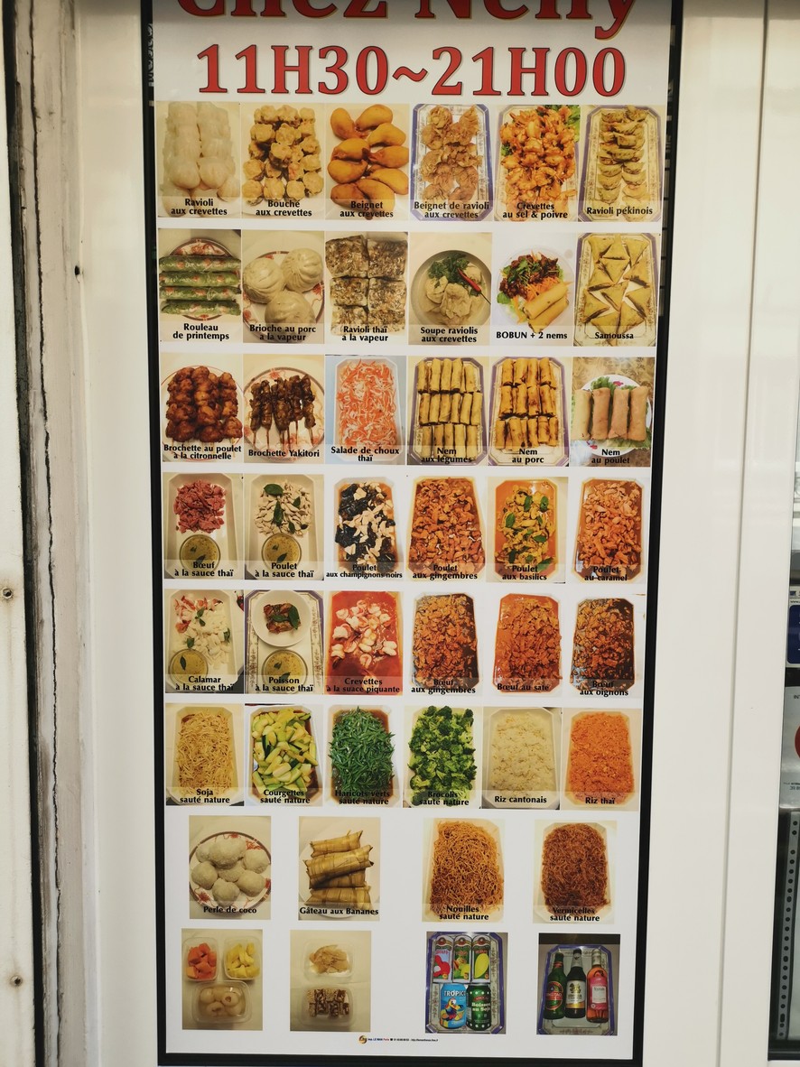 Chez Nelly menu 1