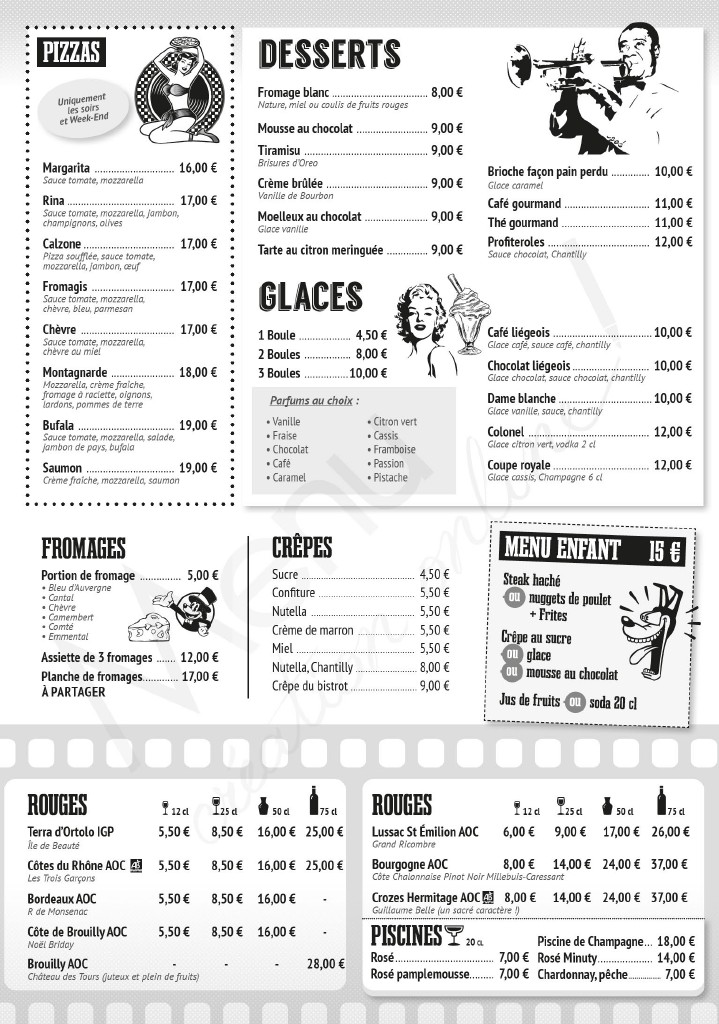 Le Cosy menu 3