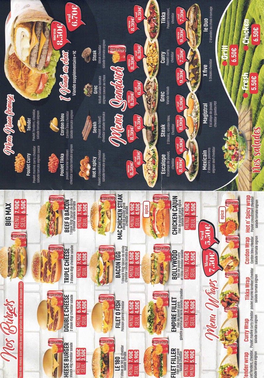 Chicken Family menu 2