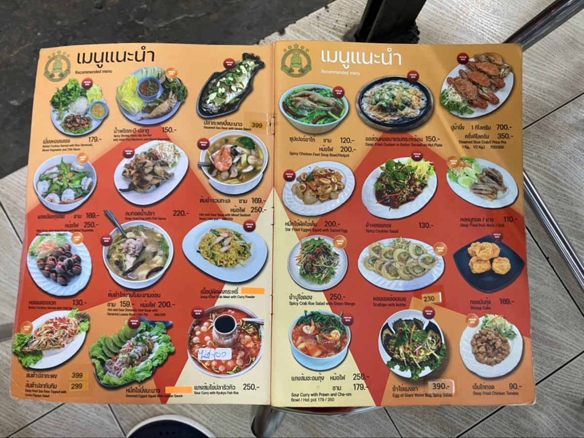 Luózhōng Pòcháoná Xīfùdá Sī menu 1