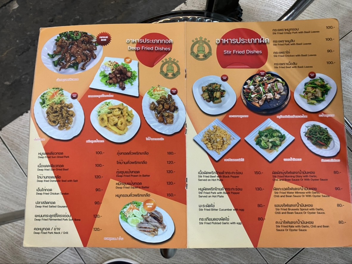 Luózhōng Pòcháoná Xīfùdá Sī menu 3