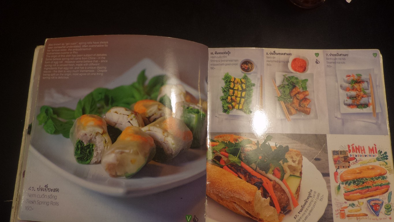 Lēi Hāní Nán Yá Cāntīng menu 1
