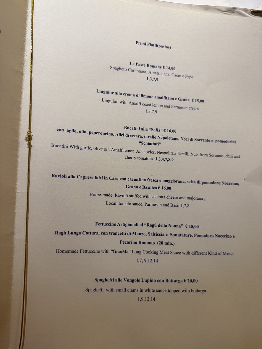 Palazzaccio Da Eduardo Ristorante menu 2