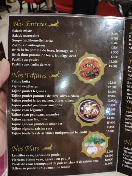 La Gazelle Clichoise restaurant marocain