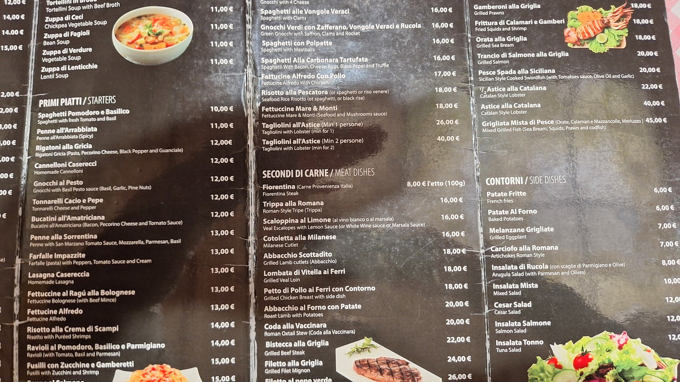 L'Angoletto ai Musei menu 3