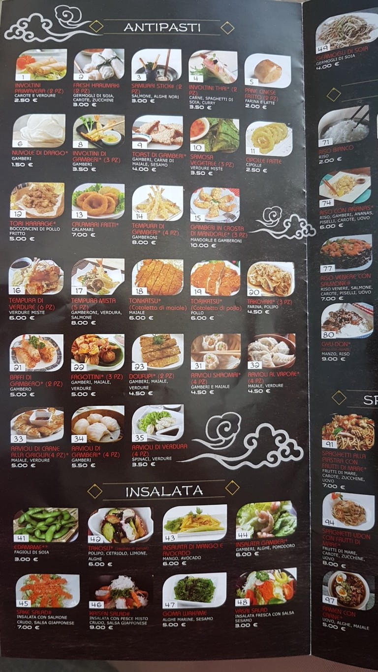 Nanami menu 2