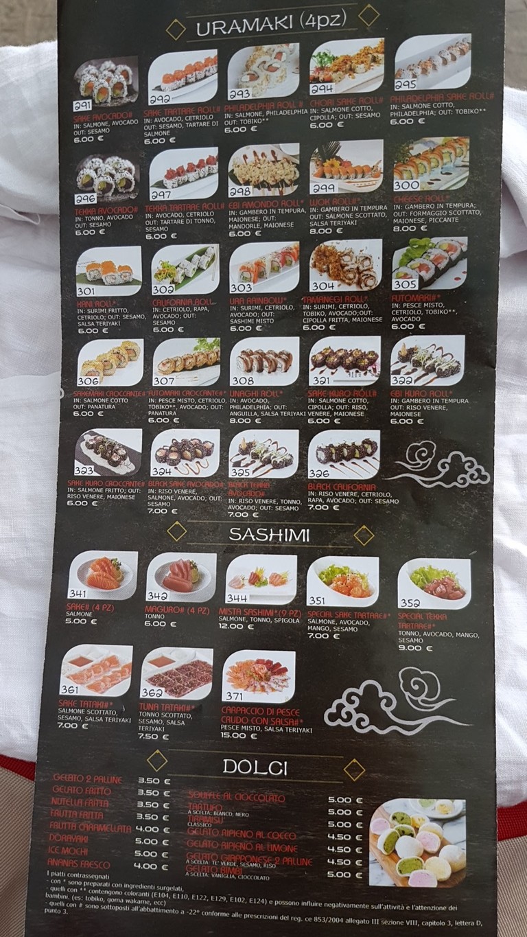 Nanami menu 6