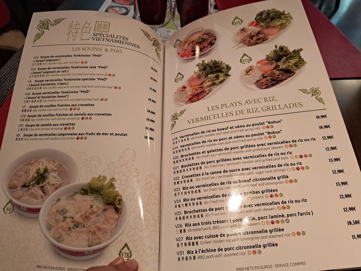 La Mangue Verte menu 6